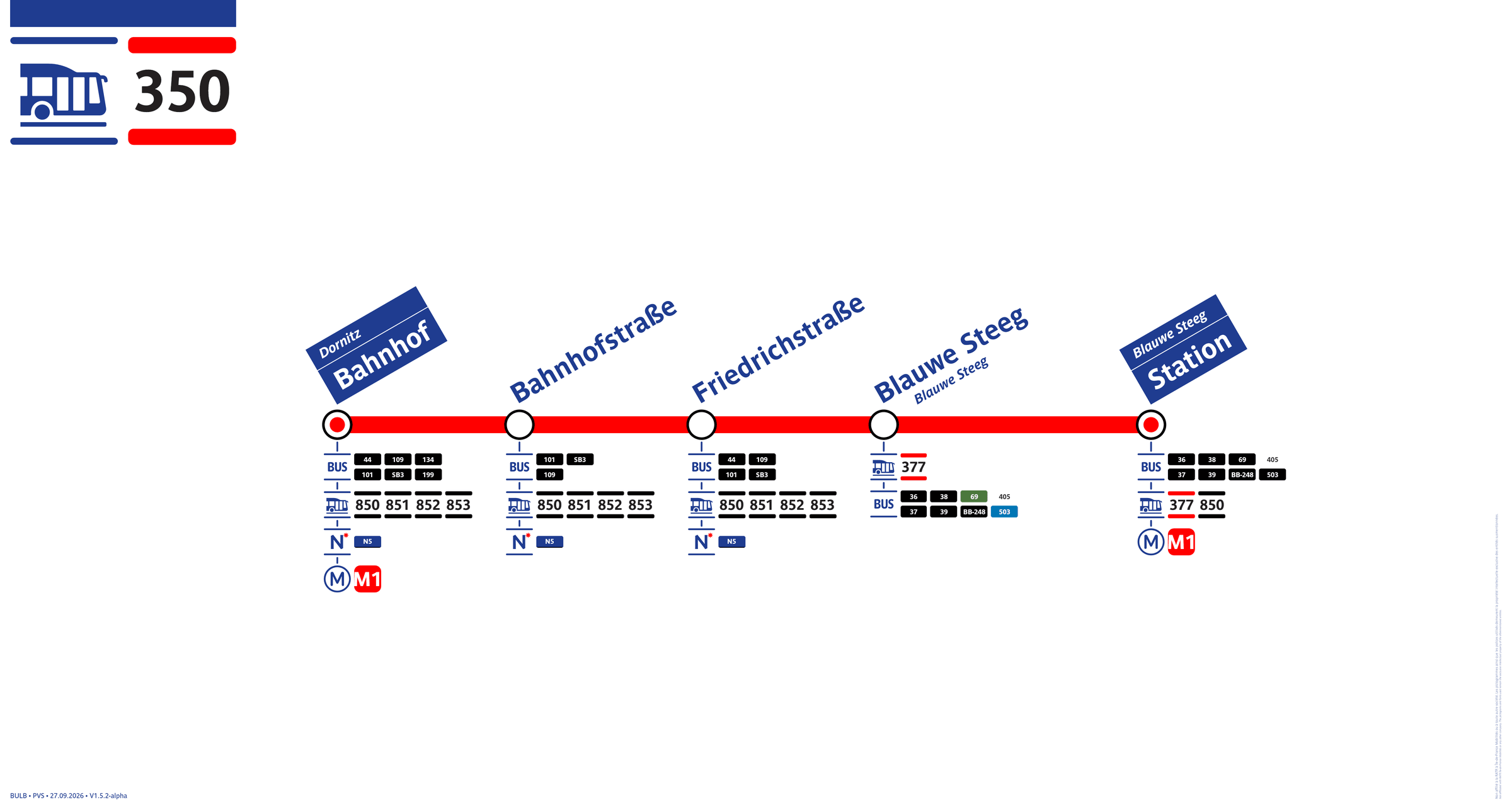 Lijnbord lijn 350