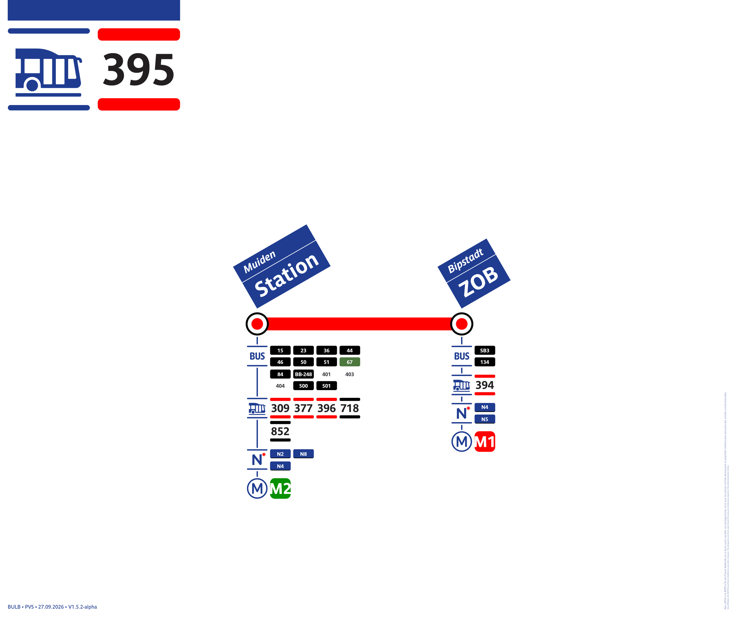 Lijnbord lijn 395