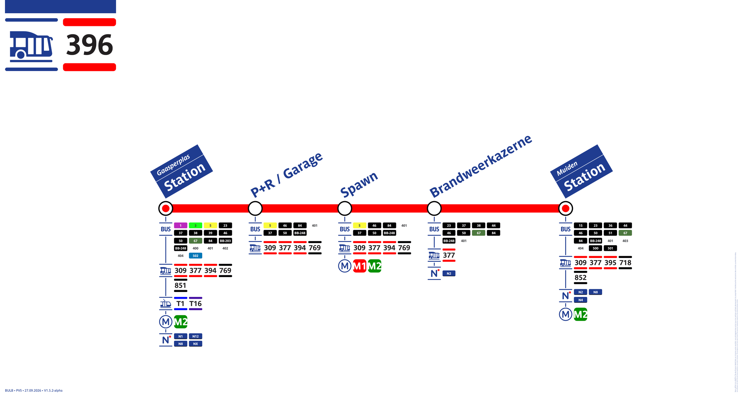 Lijnbord lijn 396